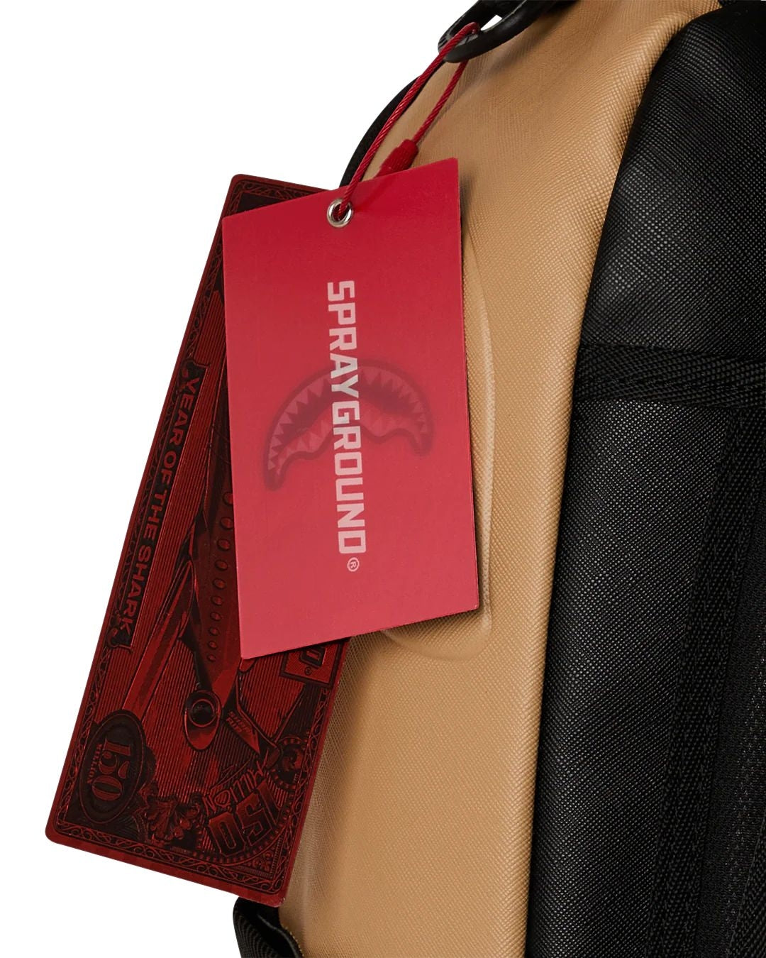 Zaino Sprayground marrone "Henny spritz backpack" 