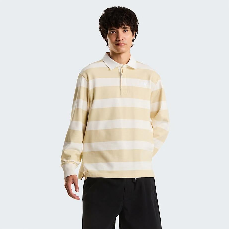 Polo The North Face in felpa a righe uomo