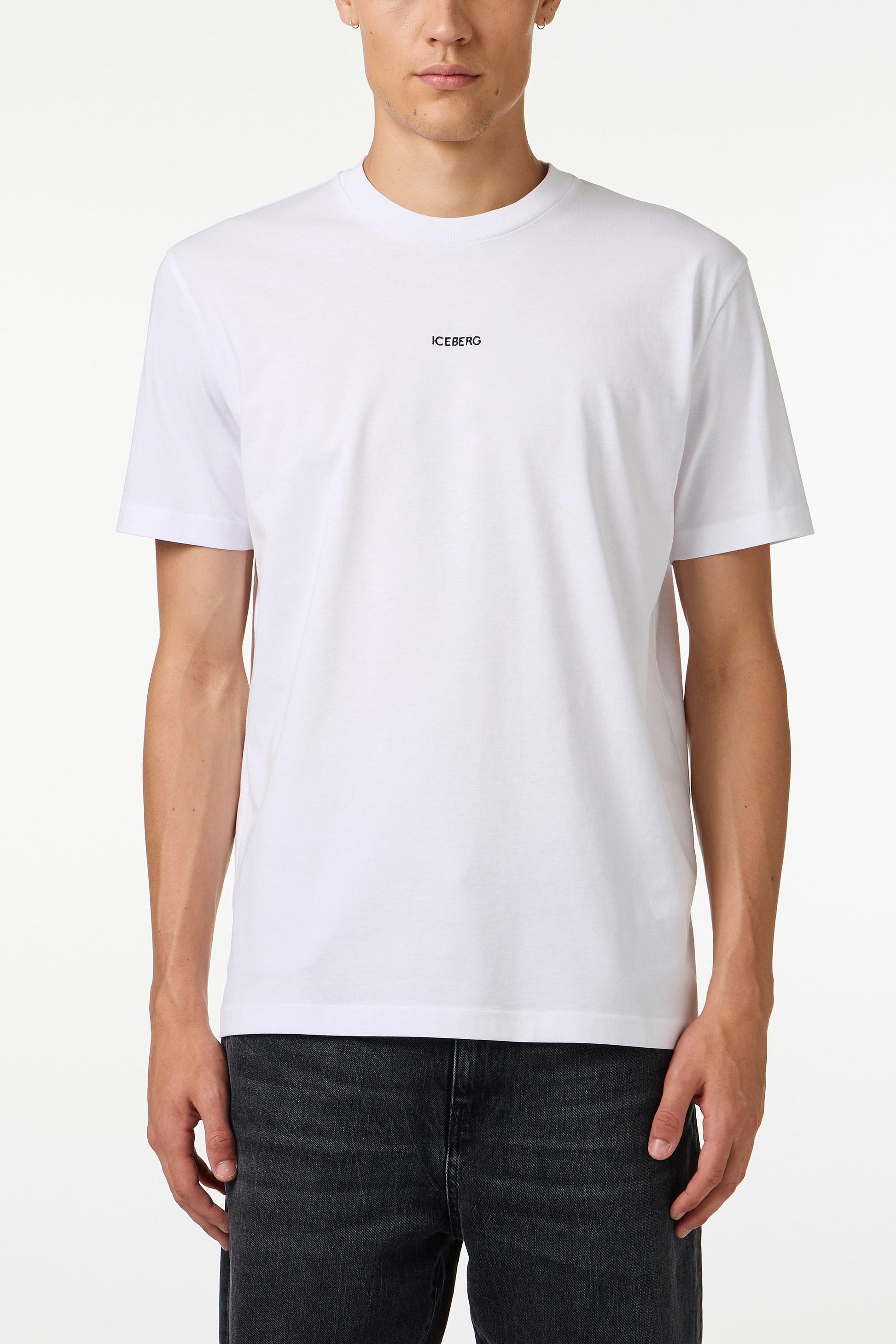 T-Shirt Iceberg con stampa dinosauro uomo