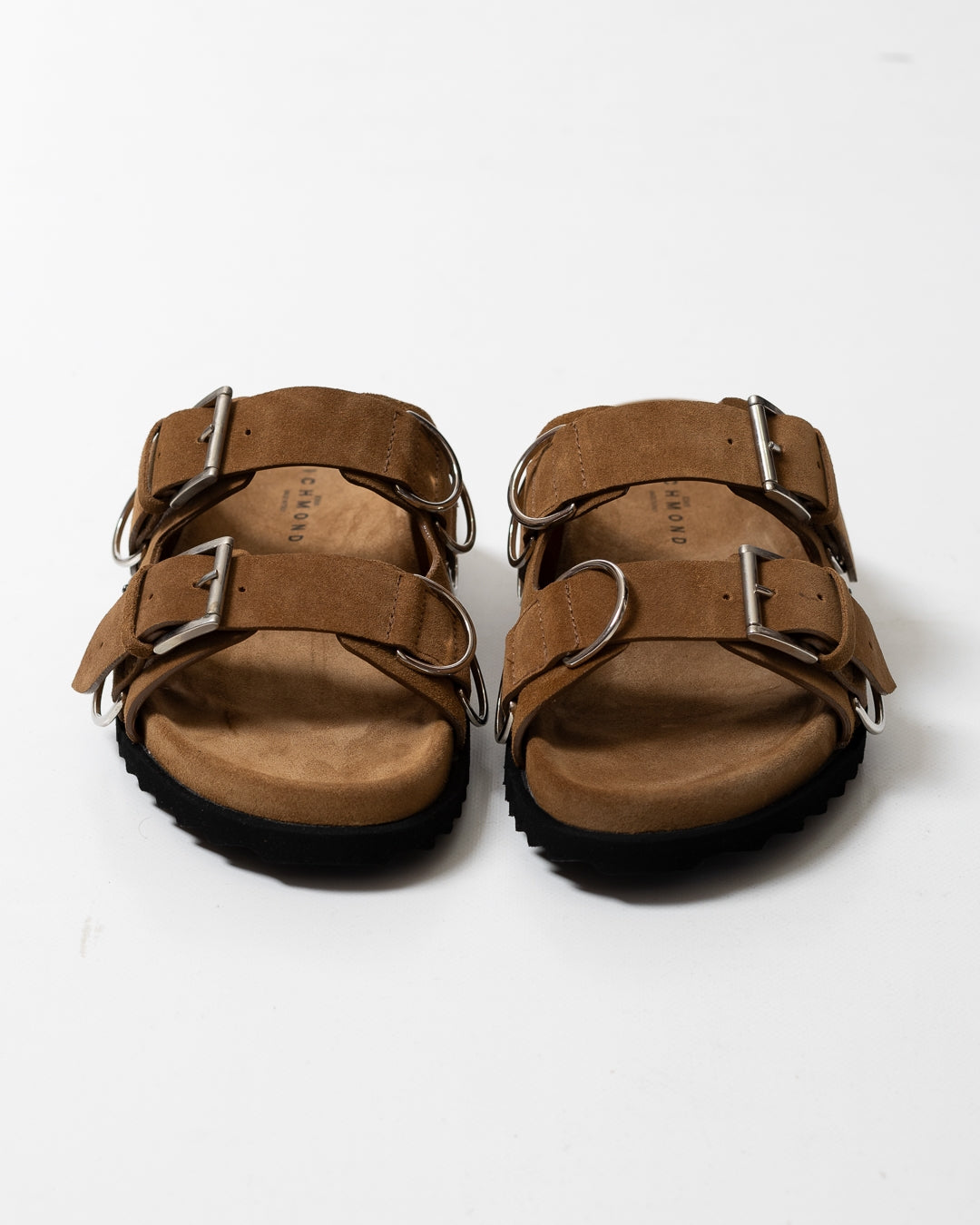 Sandalo John Richmond in suede uomo