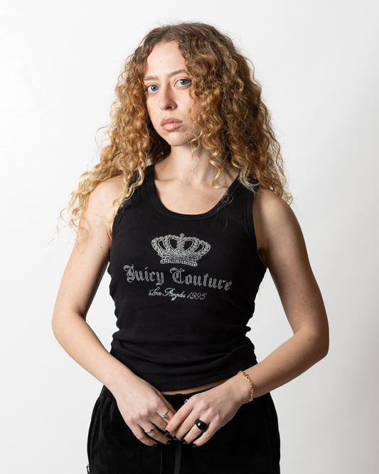 Top Juicy Couture in costina "Gothic crown" donna