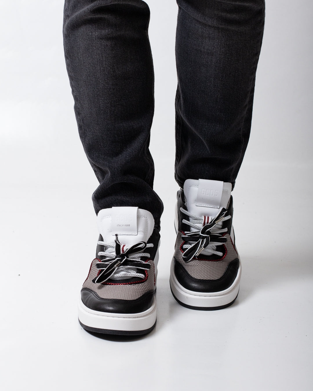 Sneakers GCDS con laccio bicolor uomo