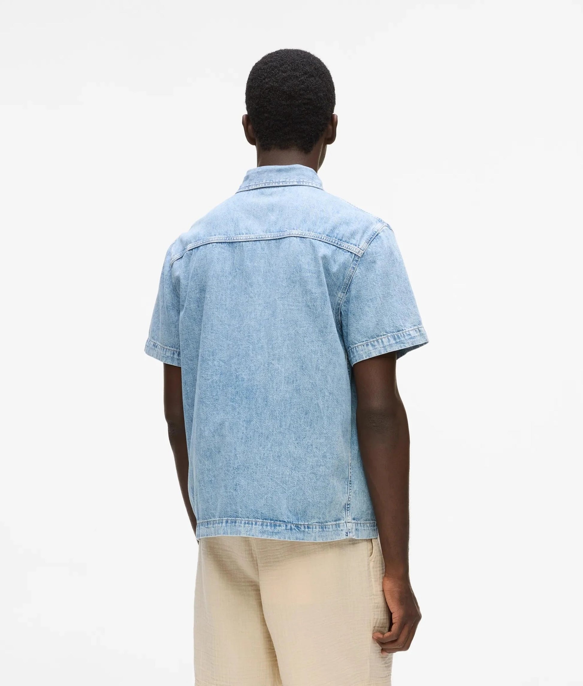 Camicia Karl Lagerfeld Jeans regular in jeans uomo