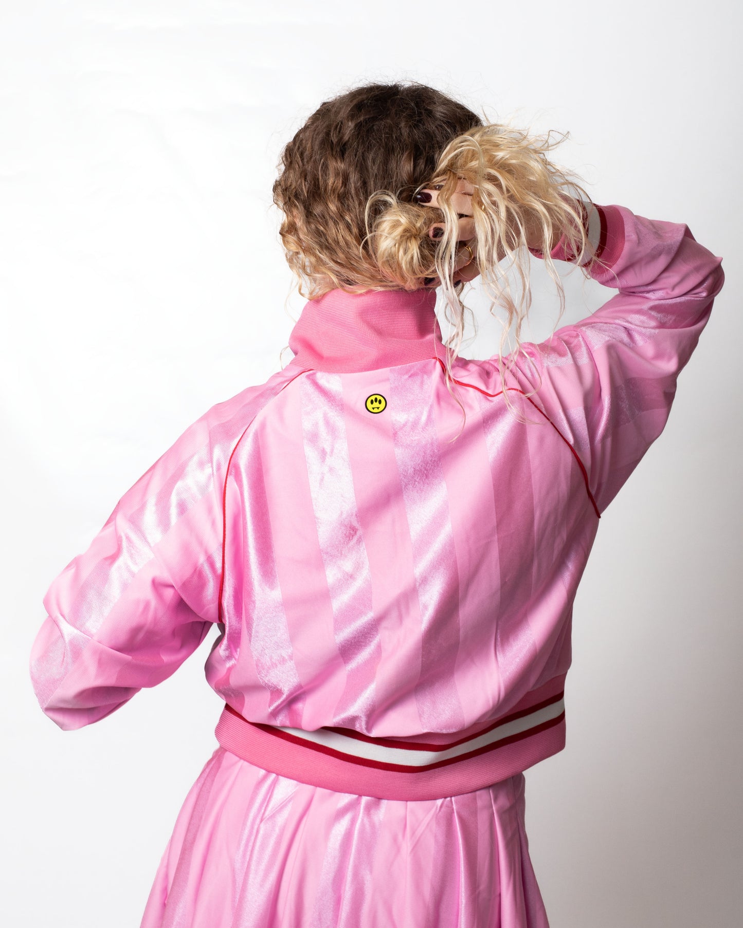 Felpa Barrow fullzip in acetato cropped donna