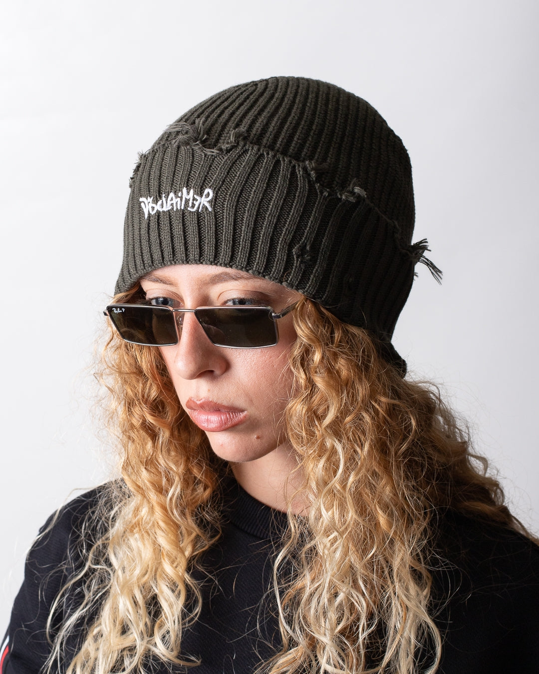 Cappello Disclaimer logato in cotone