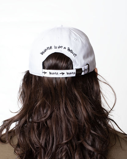 Cappello Disclaimer con visiera e logo in rilievo