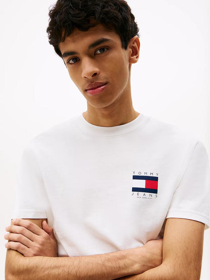 T-Shirt Tommy Jeans classic con logo bandiera uomo