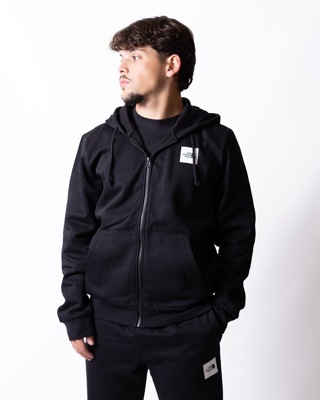 Felpa The North Face con cappuccio e logo stampato