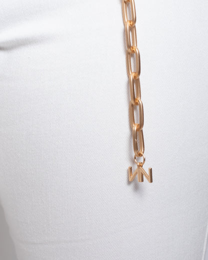 Cinta Nenette in catena con logo donna