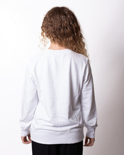 Felpa Versace Jeans Couture "Logo Baroque" girocollo donna