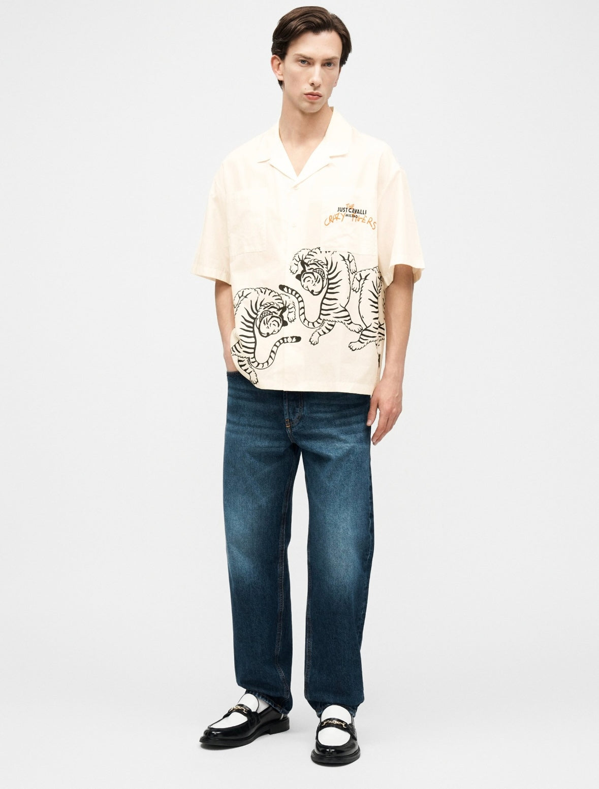 Camicia Just Cavalli "Crazy Tiger" uomo