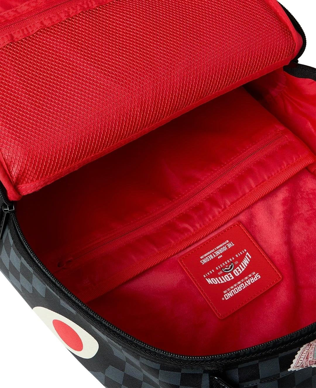 Zaino Sprayground nero USPS HALF STAMPS BACKPACK