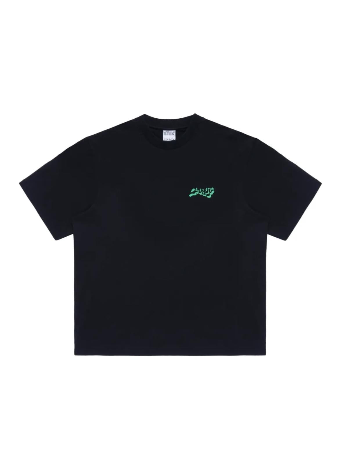 T-Shirt Marcelo Burlon "County Festival Black" uomo