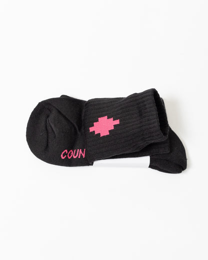 Calze Marcelo Burlon in spugna "County Pink"