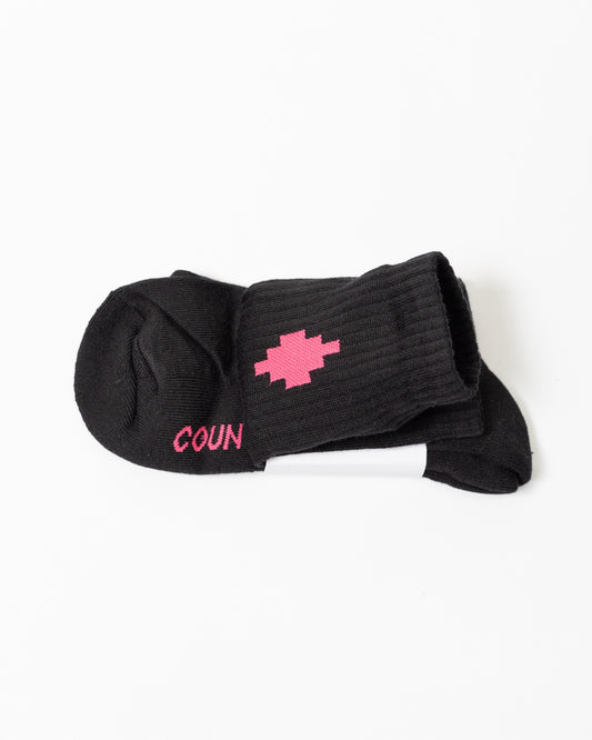 Calze Marcelo Burlon in spugna "County Pink"