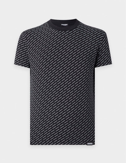 T-Shirt e Boxer Dsquared2 con logo all-over uomo