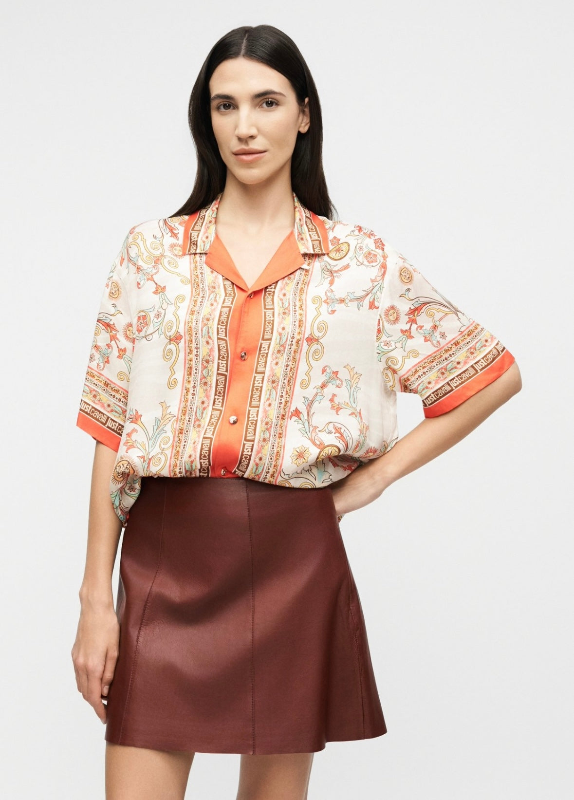 Camicia Just Cavalli "Panel Foulard" donna
