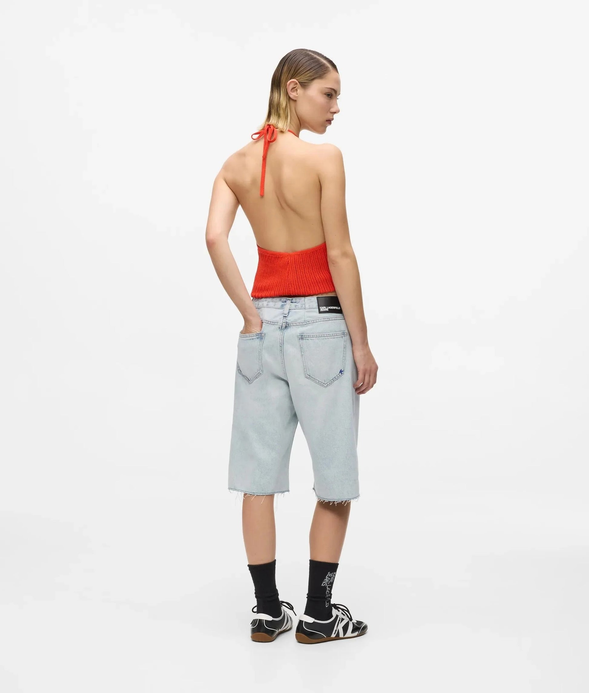 Bermuda Karl Lagerfeld Jeans relaxed in denim donna