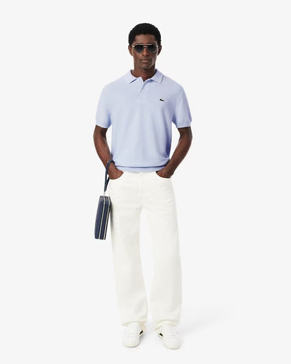 Polo Lacoste in maglia classic fit uomo