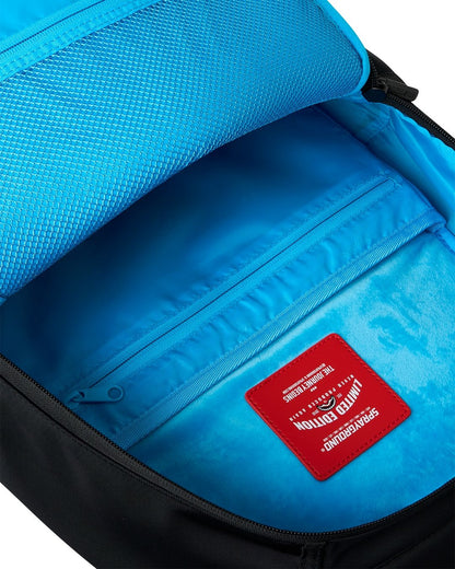 Zaino Sprayground nero SHARK CENTRAL LIGHT BLUE BACKPACK