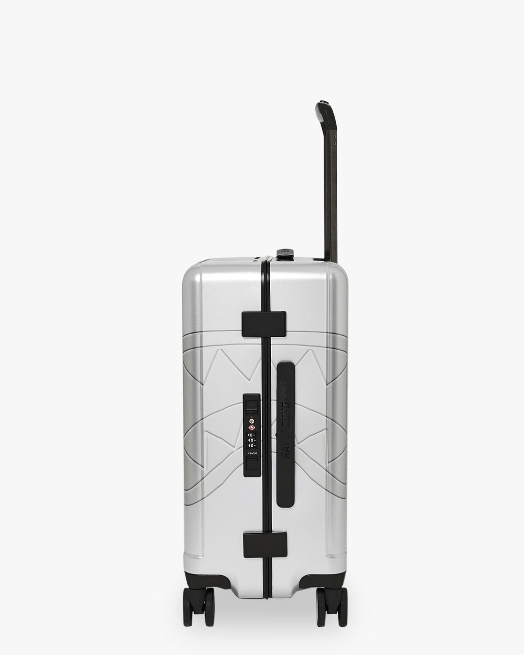 Valigia Sprayground nero SILVER SIDE DRIP BLACK CHECK CARRY-ON HARD LUGGAGE