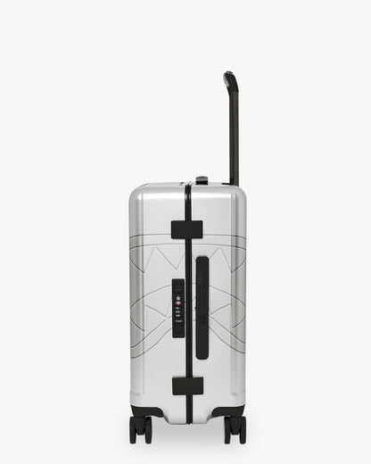 Valigia Sprayground nero SILVER SIDE DRIP BLACK CHECK CARRY-ON HARD LUGGAGE