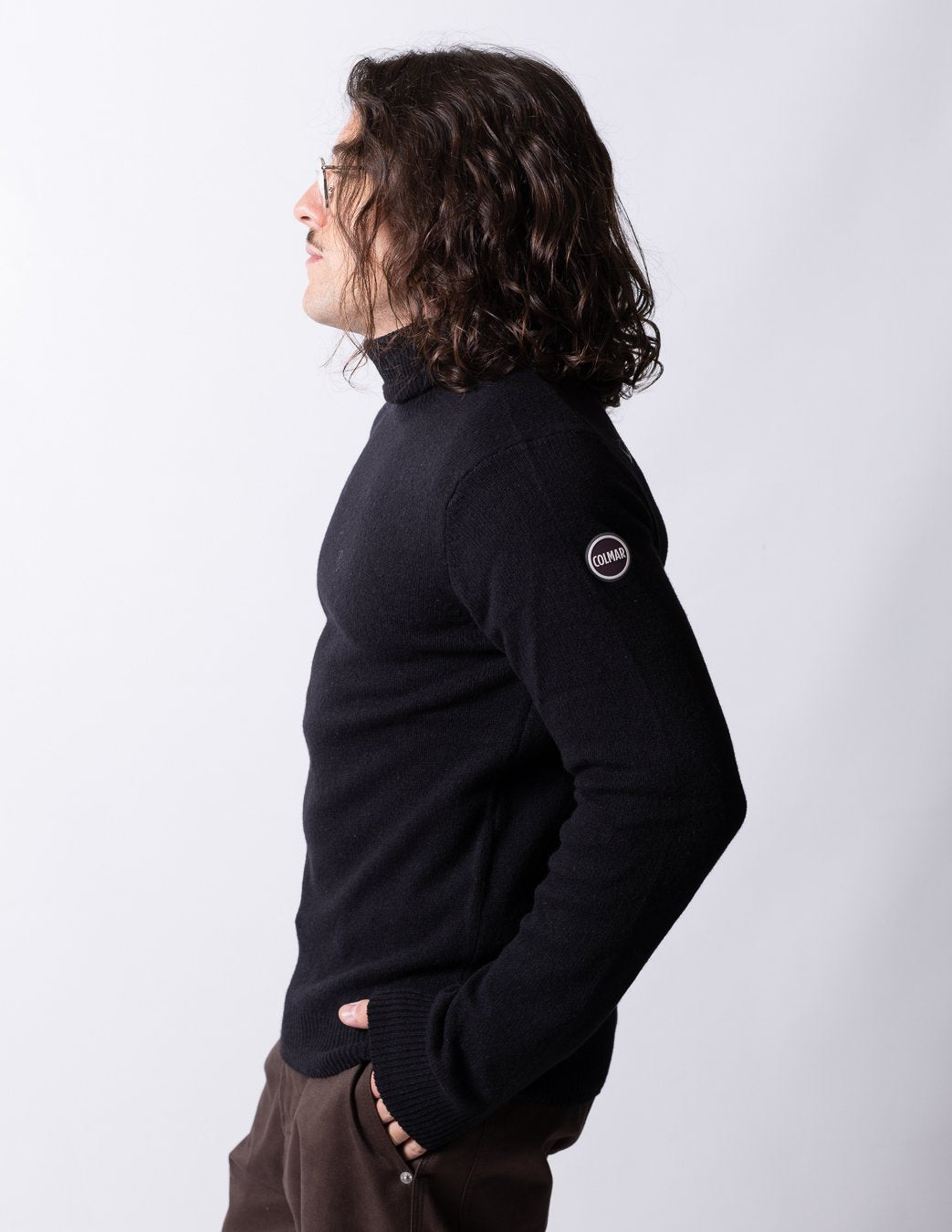 Maglia Colmar dolcevita in misto lana uomo