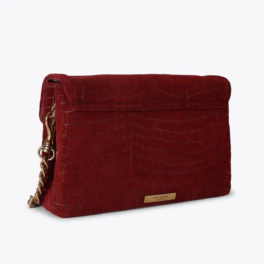 Borsa Kurt Geiger "The Celia" in suede e pelle genuina