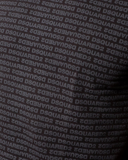 T-Shirt e boxer Dsquared2 con logo stampato all-over uomo