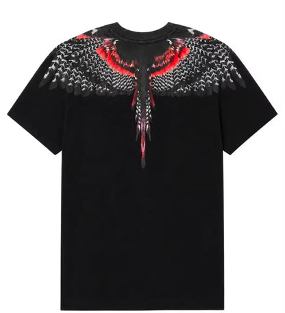 T-Shirt Marcelo Burlon girocollo "Icon Wings Colorfull" uomo