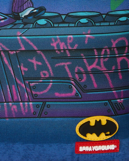Zaino Sprayground blu DC JOKER TAGGED UP BATMOBILE BACKPACK