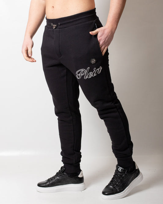 Pantalone Philipp Plein in felpa "Outline Embroidery" uomo