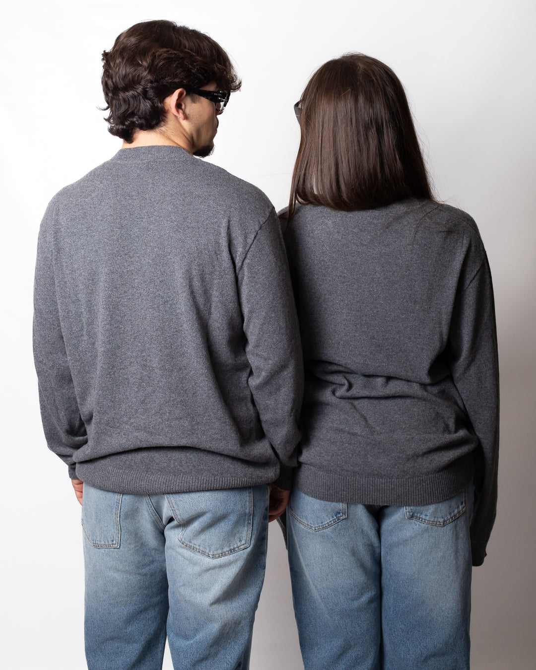 Maglia Moschino in misto lana con logo basic