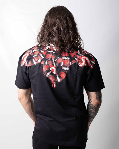 T-Shirt Marcelo Burlon "Red Snake" uomo