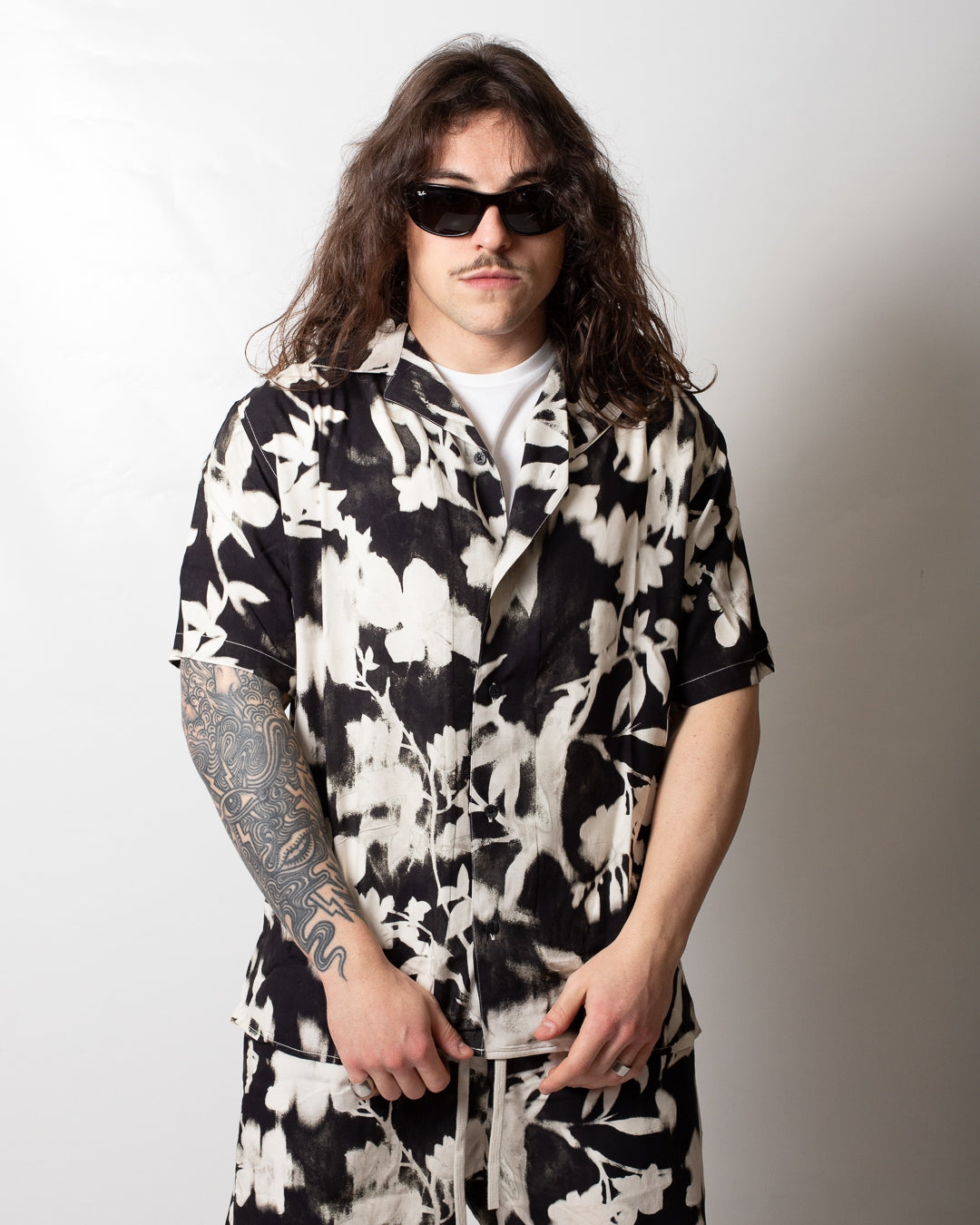 Camicia Gaelle "Fit Bowling" stampata uomo