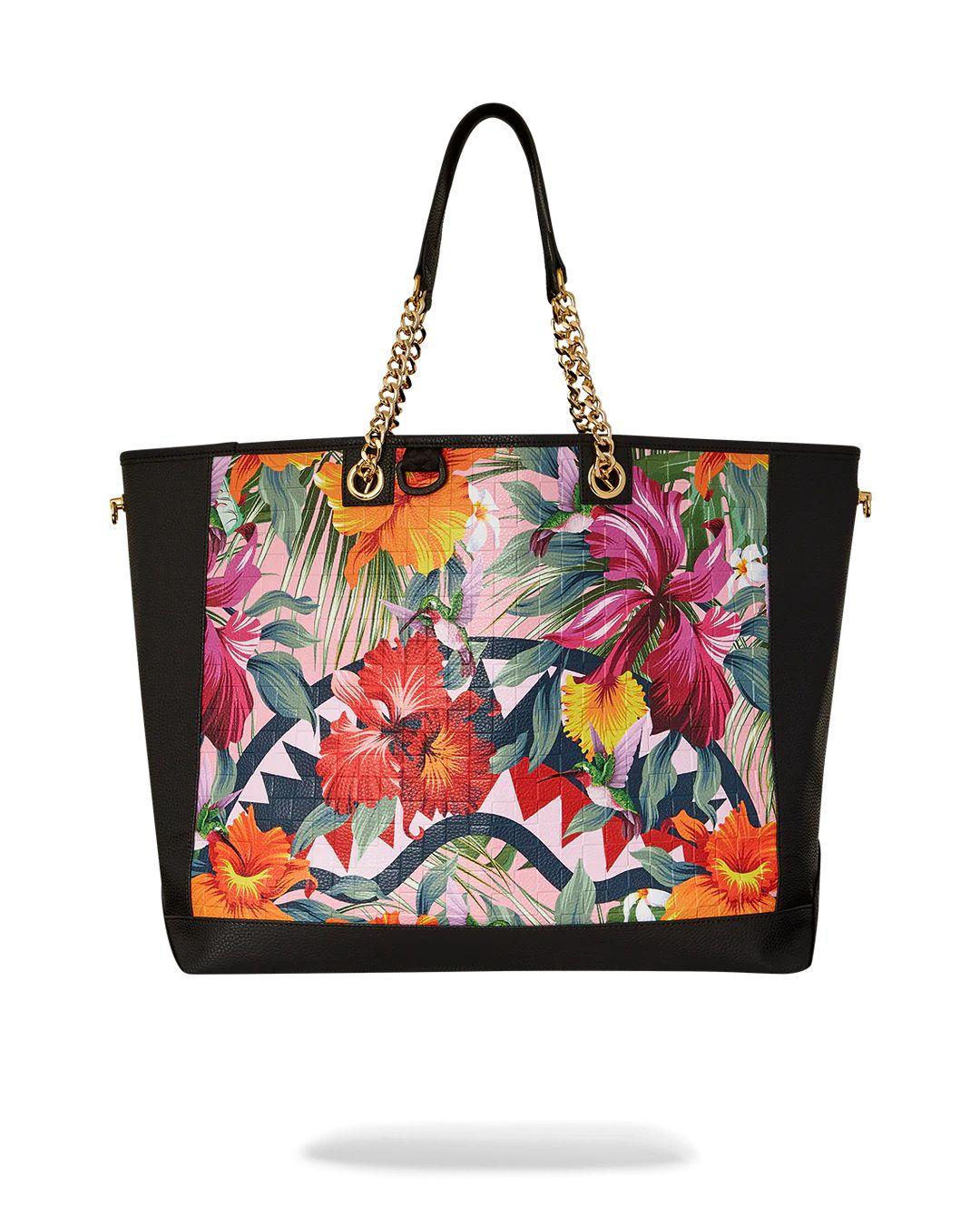 Borsa Sprayground nero hummingbird shark precision tote