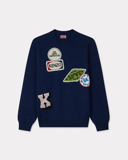 Maglia Kenzo girocollo "Badges Jumper" uomo