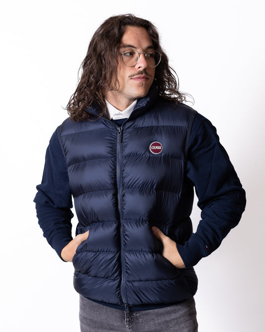 Gilet Colmar con logo in rilievo in tessuto e gomma