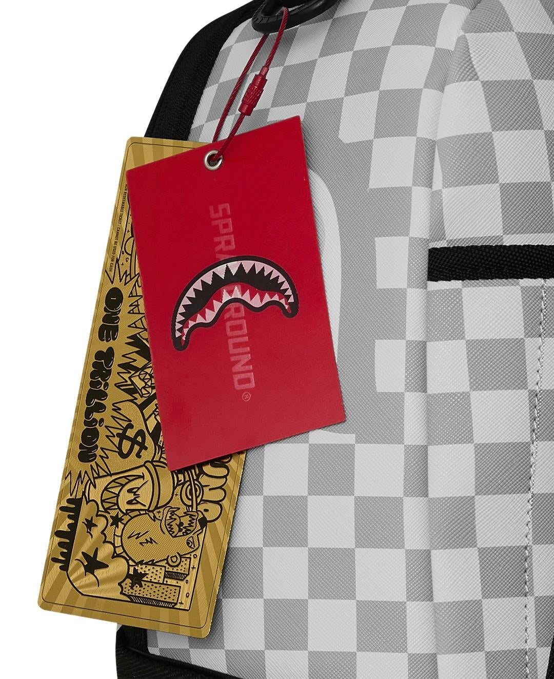 Zaino Sprayground bianco CREAM SPACE DRIP BACKPACK