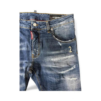 Jeans G2Firenze slim "Yellow Space" uomo