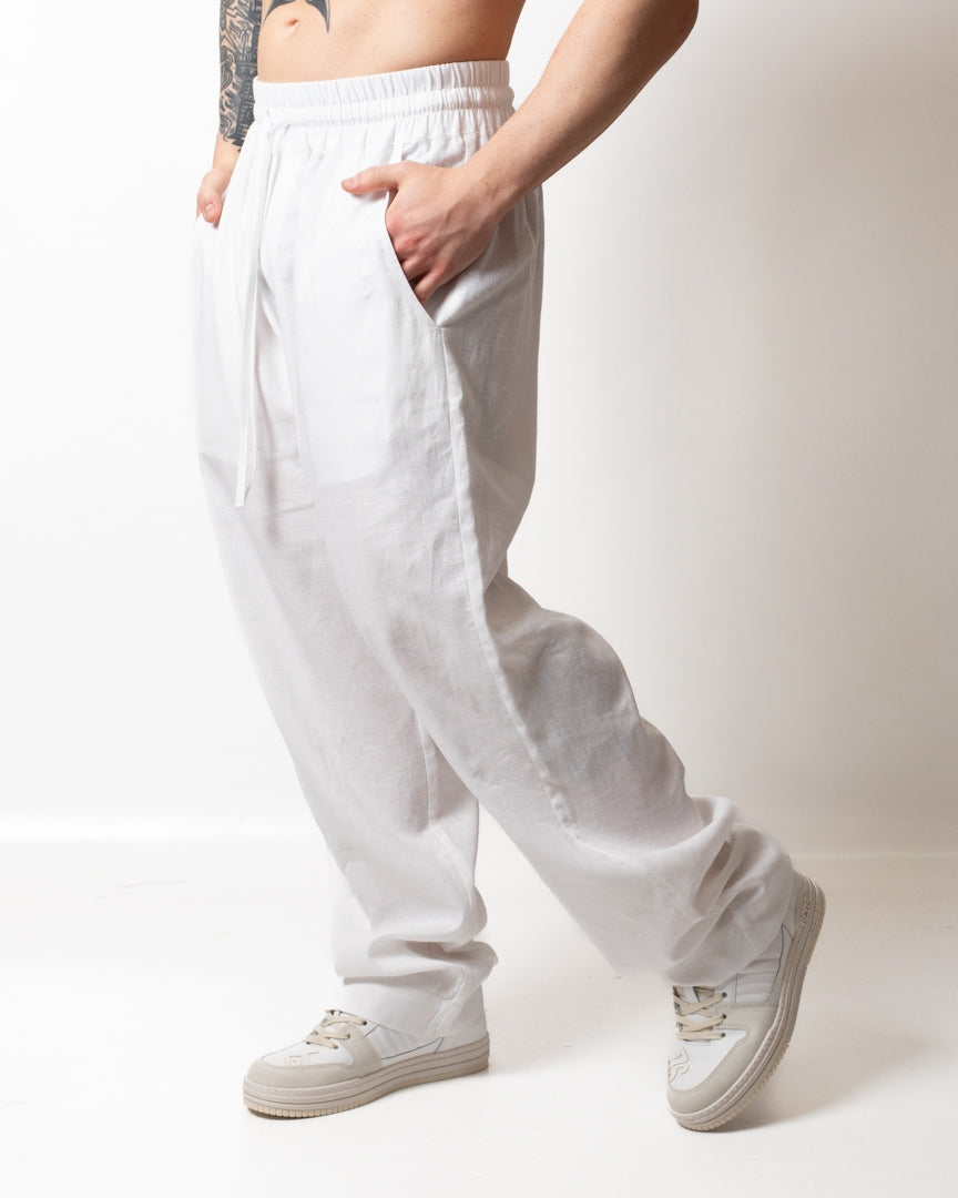 Pantalone Gaelle in lino uomo