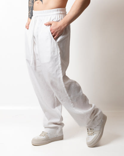 Pantalone Gaelle in lino uomo