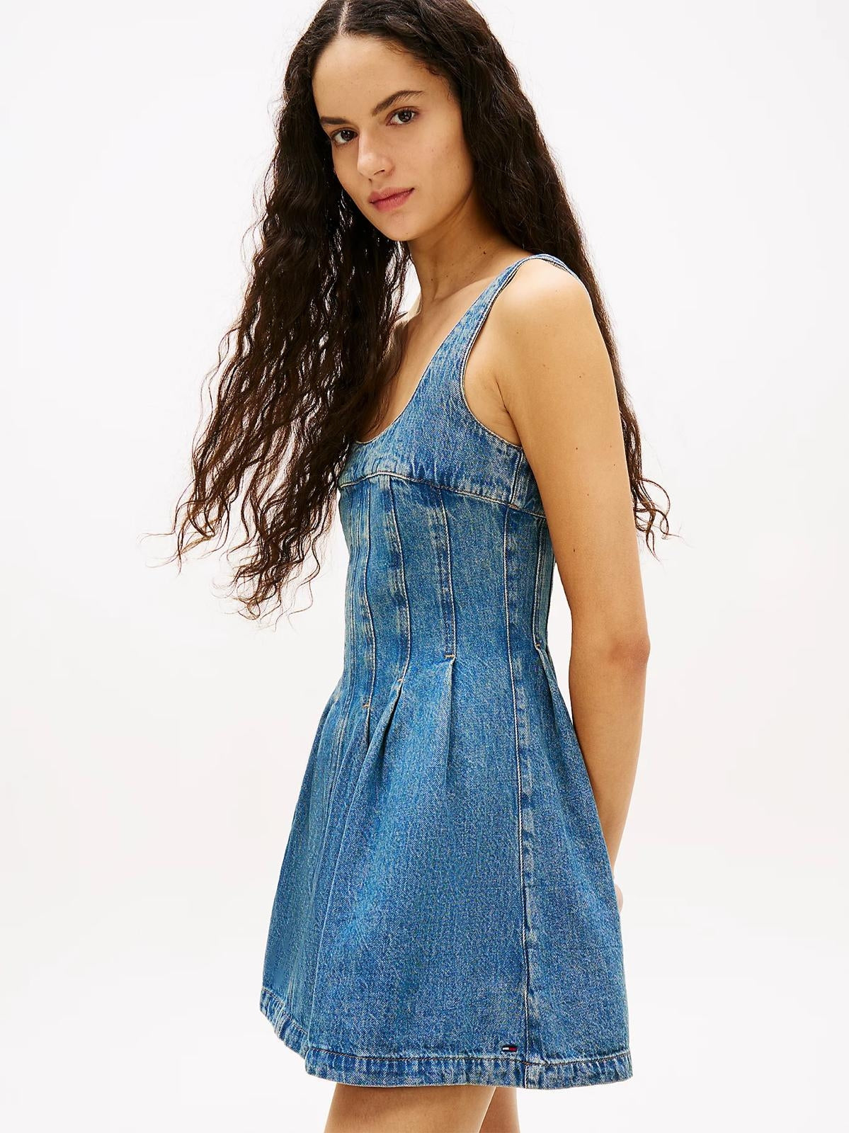 Abito Tommy Jeans in denim donna