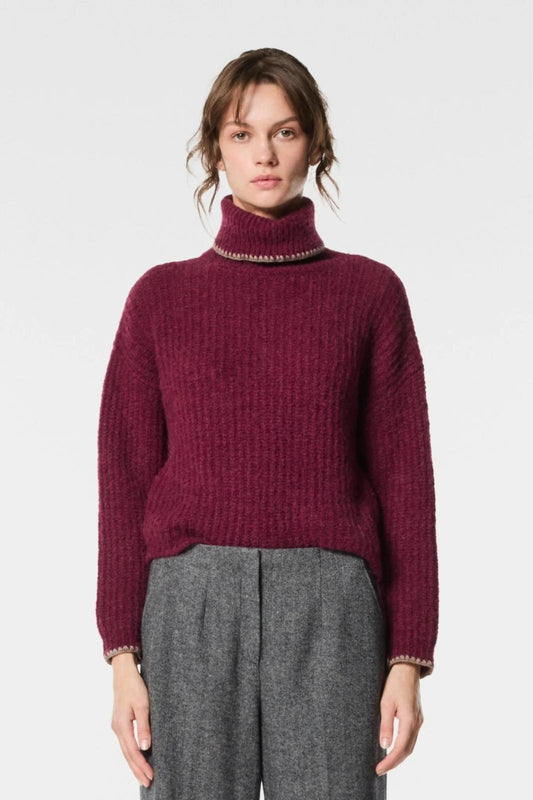 Maglia Nenette lupetto cropped donna