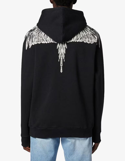 Felpa Marcelo Burlon "Icon wings" con cappuccio uomo