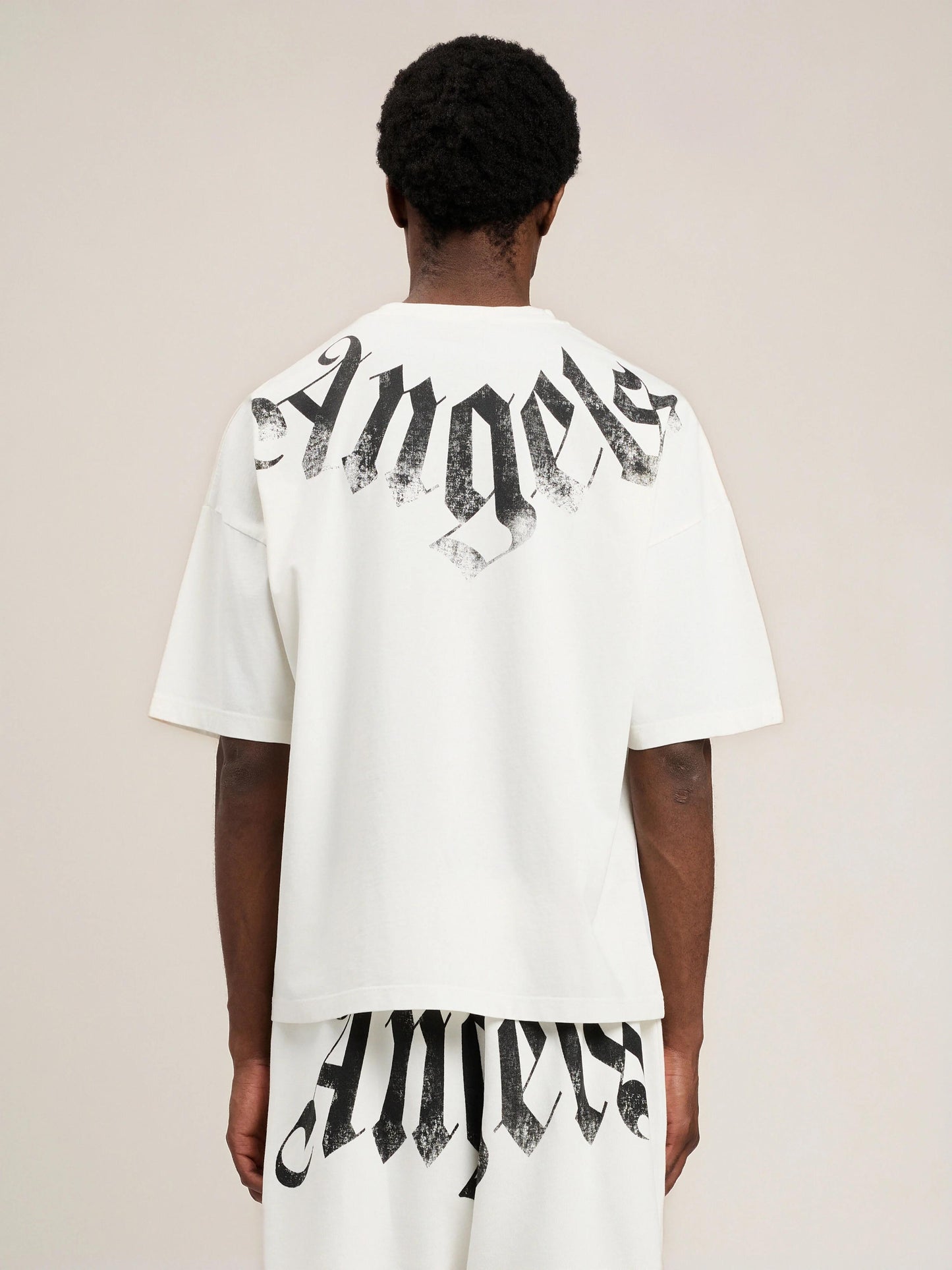 T-Shirt Palm Angels loose fit "Big Neck Logo" uomo
