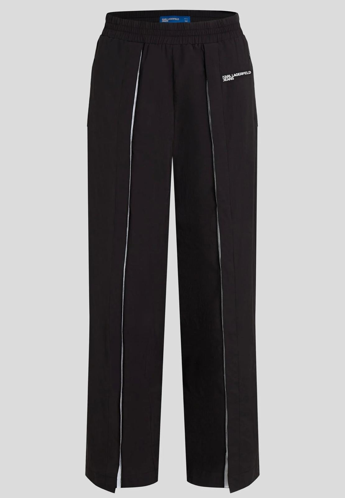 Pantalone Karl Lagerfeld Jeans in nylon con bottoni uomo