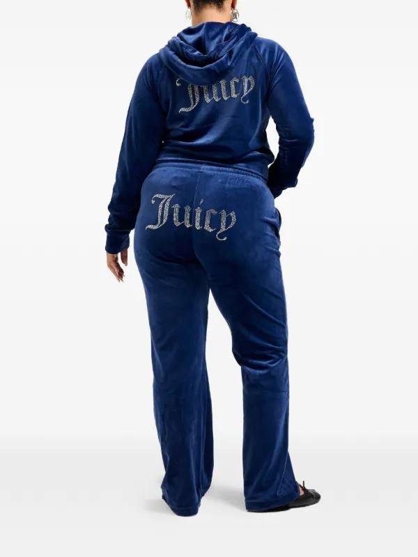 Pantalone Juicy Couture con logo strass