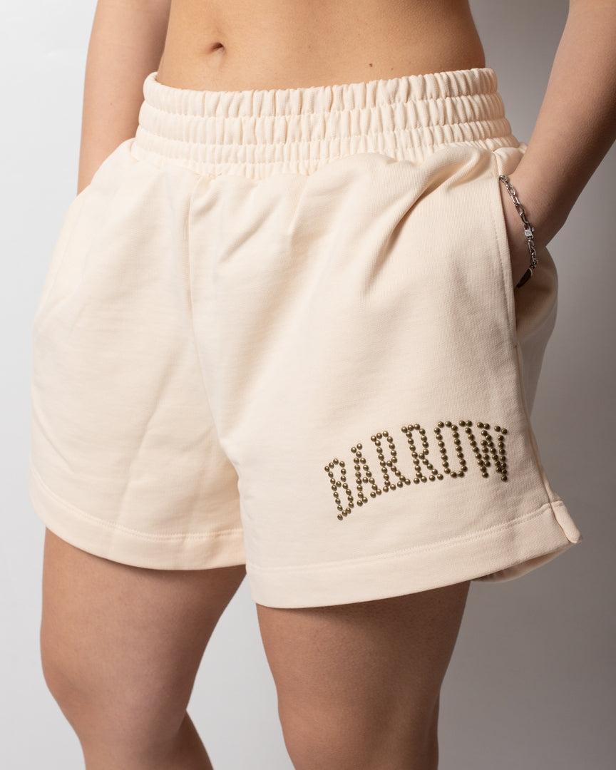 Bermuda Barrow in felpa con borchie donna