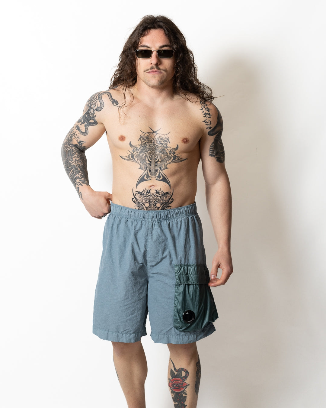 Boxer mare C.P. Company cargo in nylon uomo